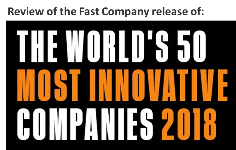 Most innovative companies 2018